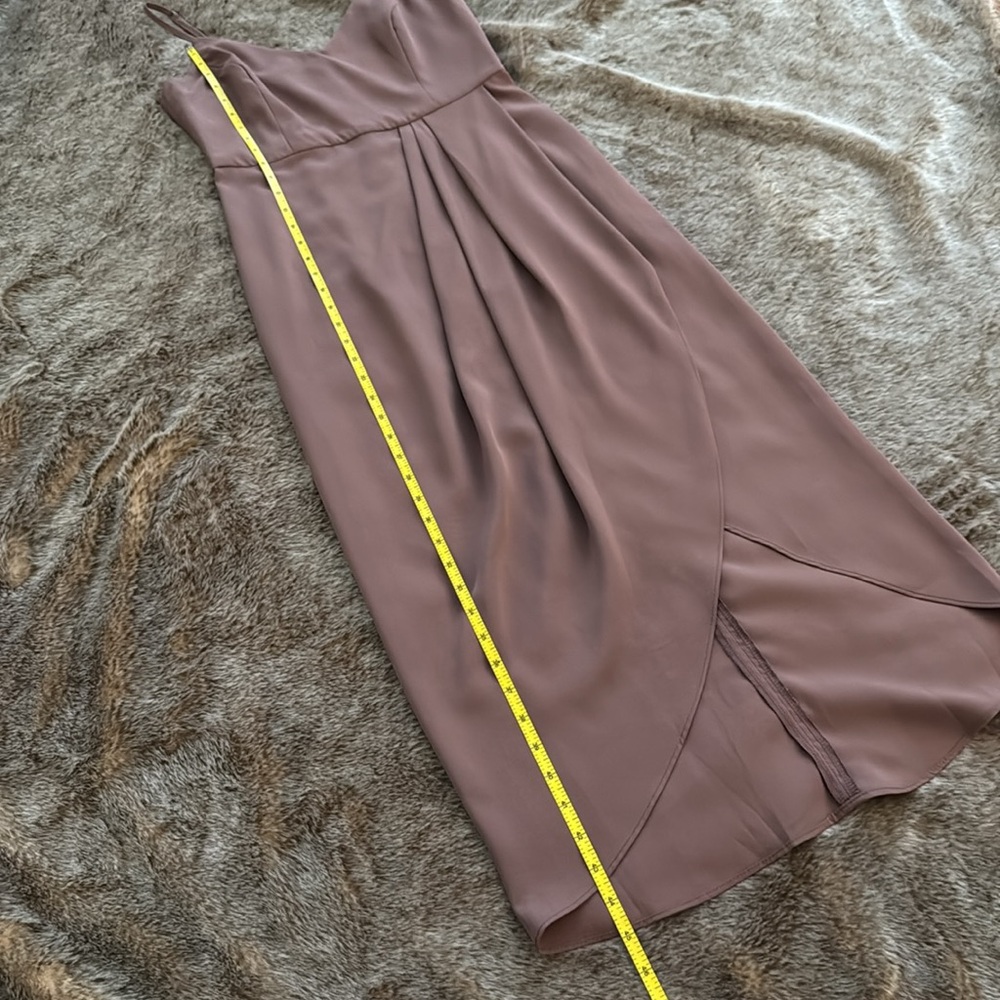 Lulus Reinette Mauve Purple Midi Dress Small - Picture 6 of 12
